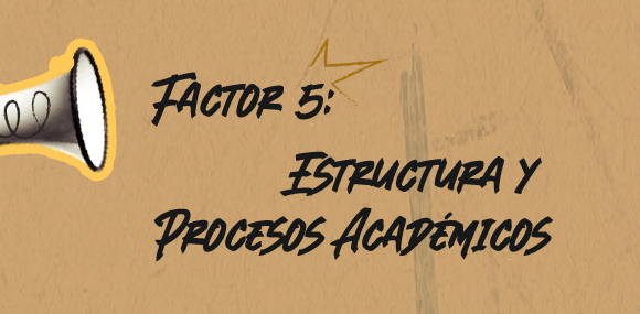Factor 5: Estructura y Procesos Académicos