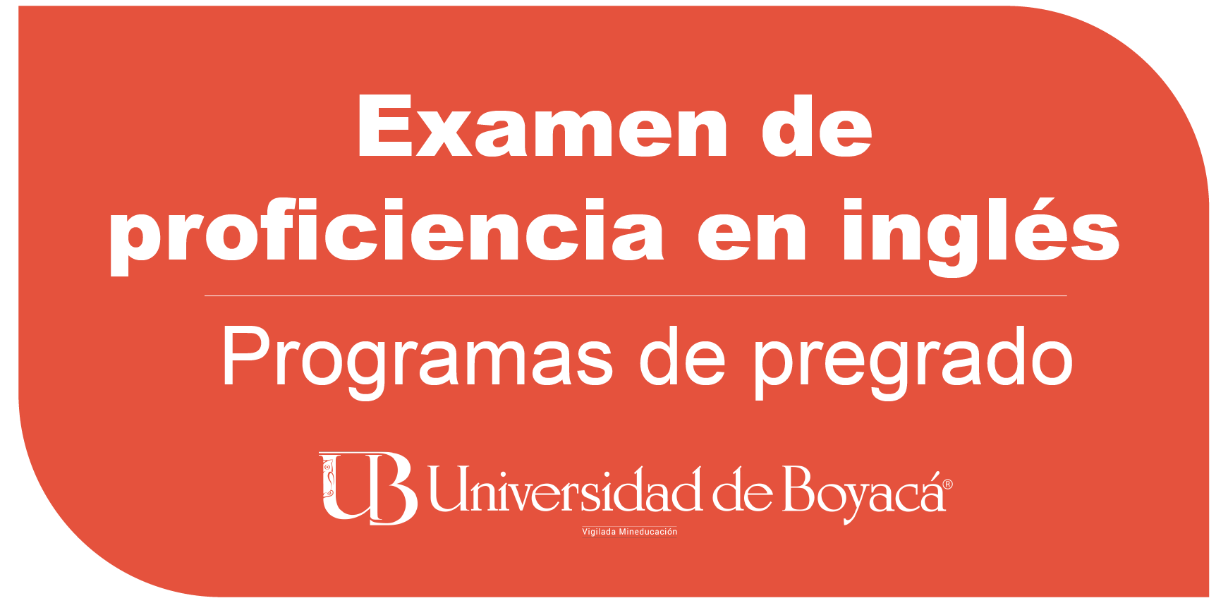 Examen de Proficiencia en inglés - Programas de Pregrado 5 de septiembre de 2024