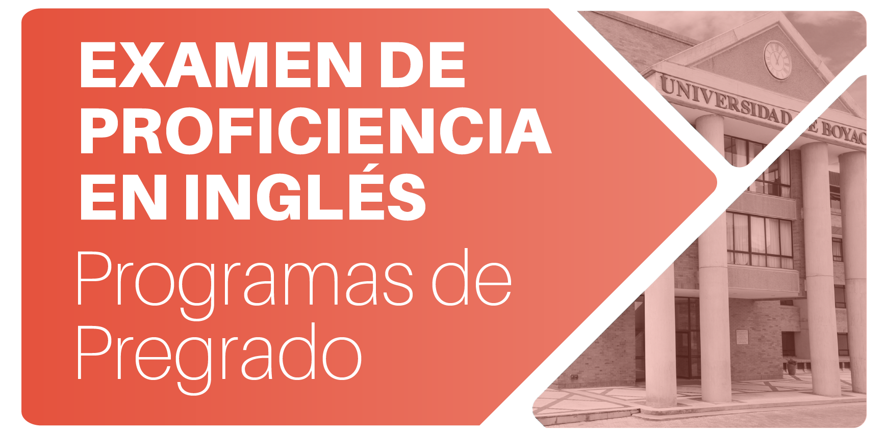 Examen de Proficiencia en inglés - Programas de Pregrado 5 de marzo de 2026
