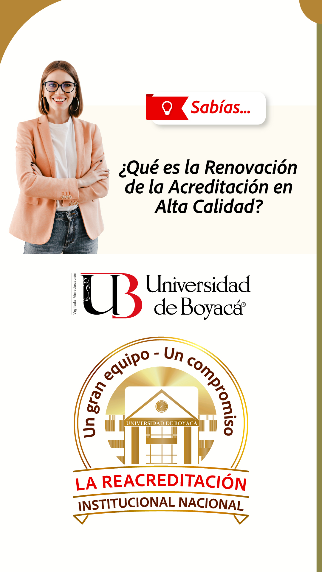 Sabías... ¿Qué es la Renovación de la Acreditación en Alta Calidad?