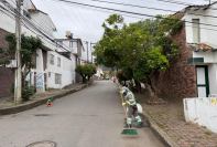 Bienvenida al barrio con lugares icónicos del lugar&nbsp;