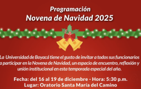 Novena de Navidad te espera este martes 16 de diciembre, a las 5:30 p.m. en el Oratorio Santa María del Camino